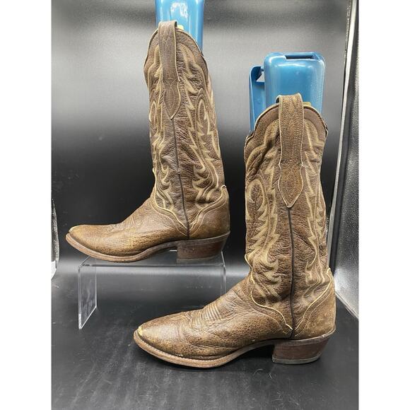 J. Chisholm Mens Western Cowboy Boots 8.5 D 92134 Brown main image 8